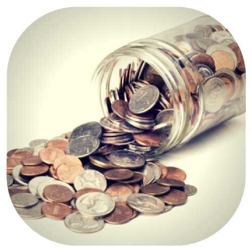 Jar of coins