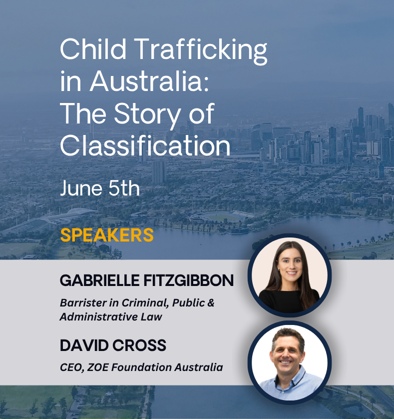 Child Trafficking in Australia The Story of Classification Webinar1